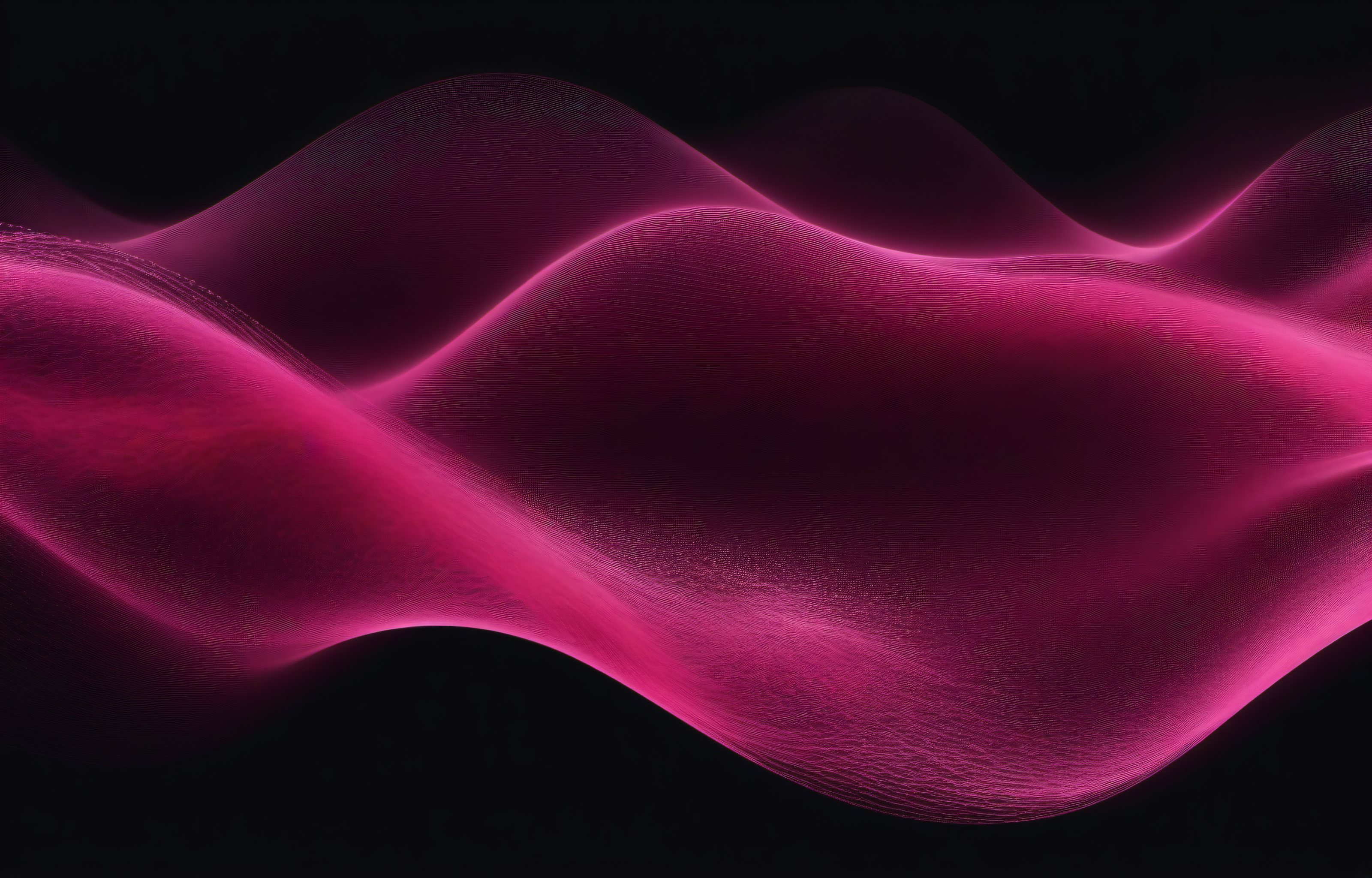 abstract pink particles wave flow